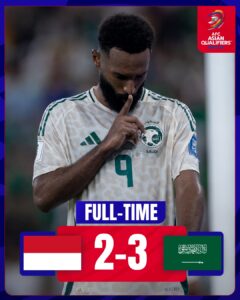 Indonesia 2-3 Saudi Arabia - Highlights vòng loại World Cup 2026 AFC