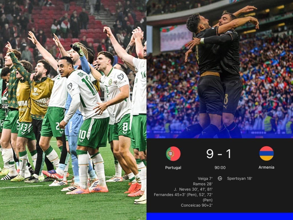 Bồ Đào Nha dự VCK World Cup 2026, Ireland giành vé play-off kịch tính