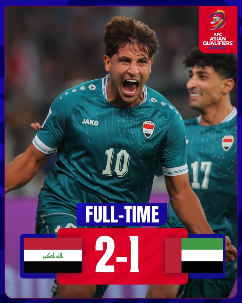 Iraq 2-1 UAE - VL World Cup 2026