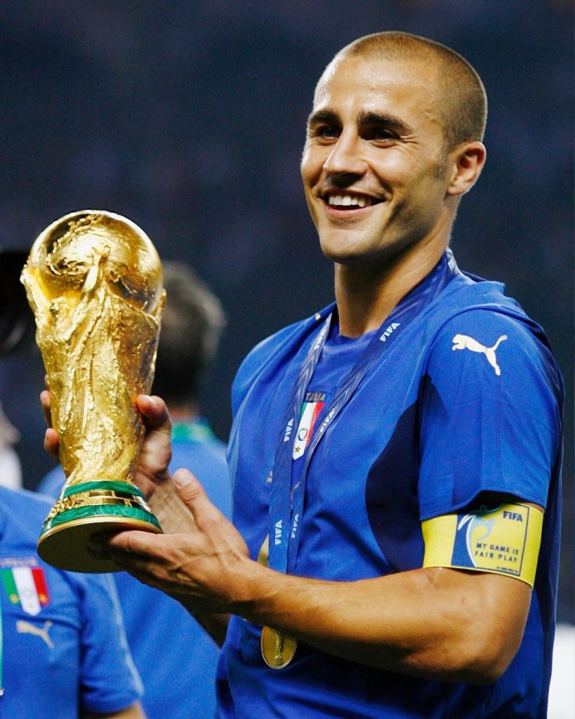 Cannavaro là đội trưởng của tuyển Italia giành chức vô địch World Cup 2006 trên đất Đức, ở WC 2026, ông sẽ sắm vai HLV của tuyển Uzbekistan
