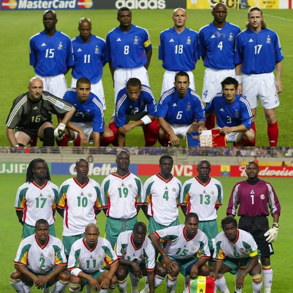 Senegal từng gây sốc khi loại ĐKVĐ Pháp ở World Cup 2002 ngay vòng bảng